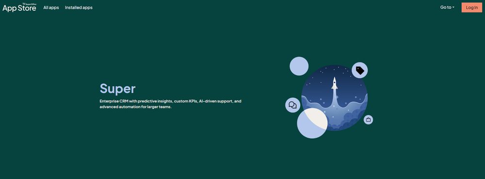 The Super space in the SuperOffice App Store