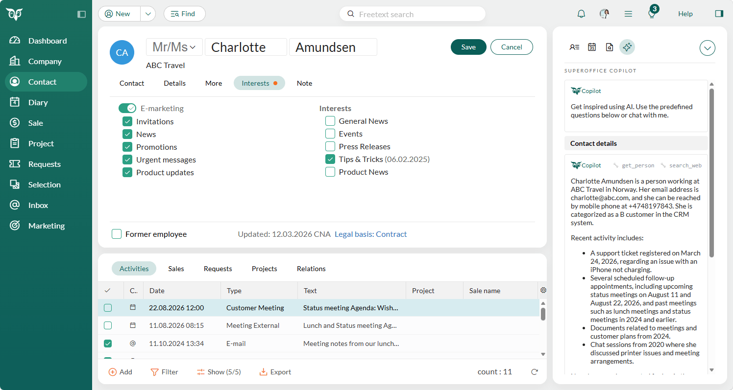 Subscription management